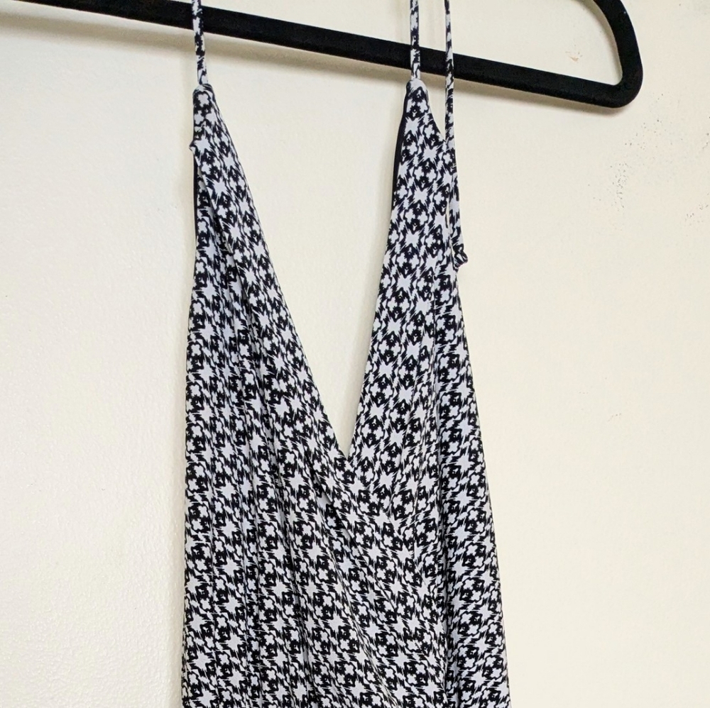 BCBGeneration Sexy Black and White Patterened Dress
